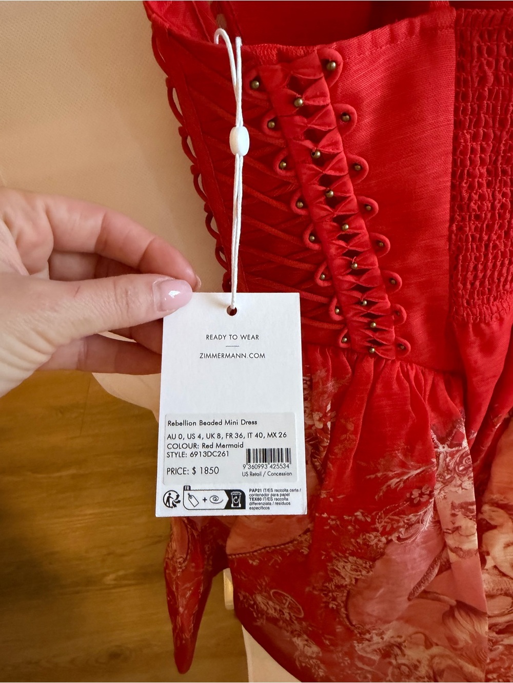 Zimmermann rebellion linen dress - Picture 7 of 7